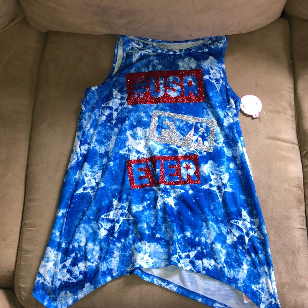NWT Patriotic Tank Top